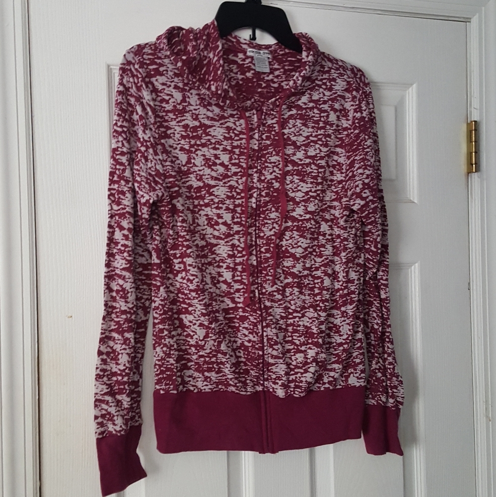 American dream speckled camo hoodie L